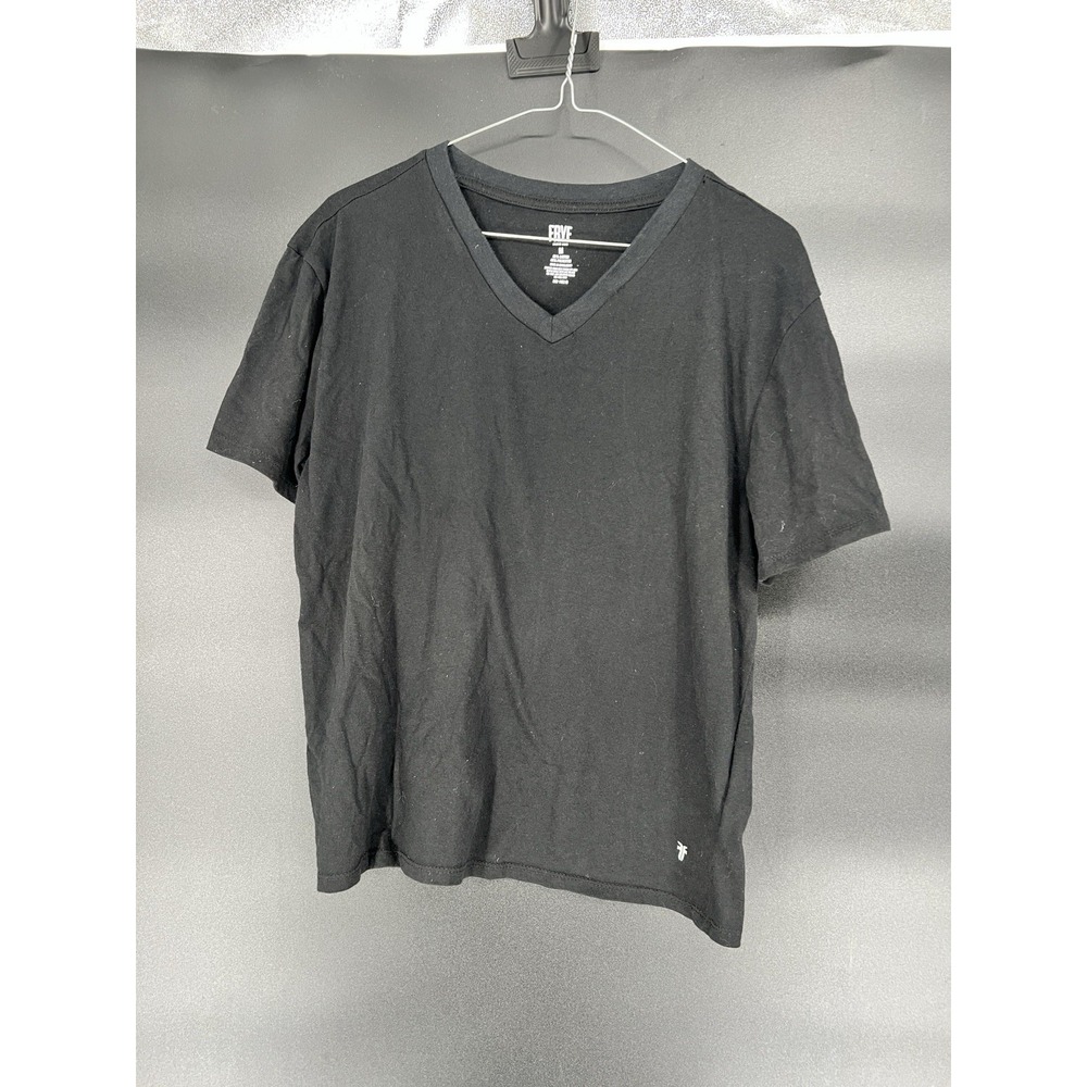 Frye Shirt Mens Size M Tee V Neck Blank Minimalist Essential Outdoors Black